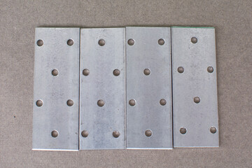 metal plate for construction work. The assortment of the construction store