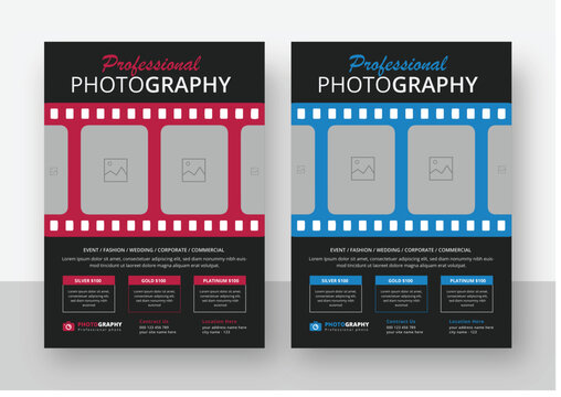 Photography Service Flyer, Photo Workshop Flyer Template, Photography Flyer