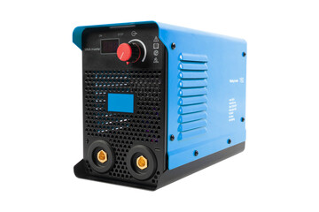 Obraz premium Inverter welding machine isolated. Welding equipment isolated on white background. Multi-process welder