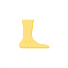foot icon. flat icon