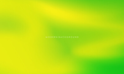 Modern gradients green and yellow background design