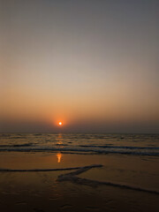 Fototapeta premium sunset on the sea