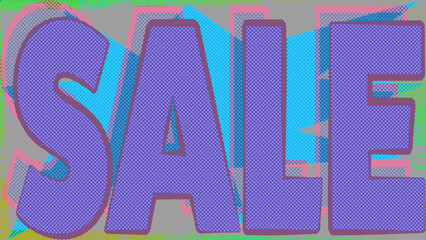 Abstract sale sign background image.