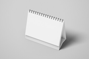 Desk calendar mockup blank