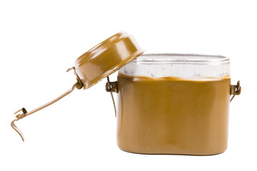 Soviet aluminum army bowler hat.