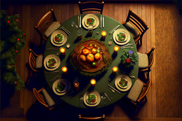Christmas Table setting