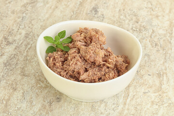 Canned tuna fish for salad