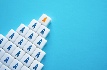 Rockets moving in order. Follow the leader. New technologies open the way for the development of other projects. Industrial parks create conditions for innovative business. Investment climate.