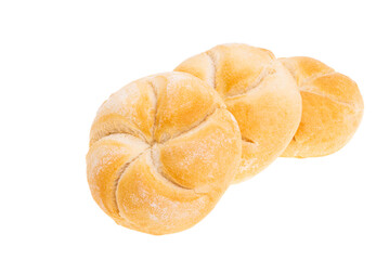 kaiser buns isolated