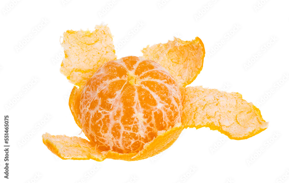 Wall mural tangerine isolated