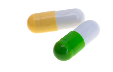 medical capsules isolated