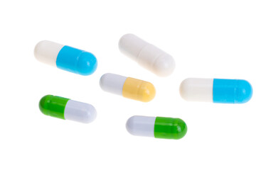 medical capsules isolated