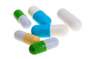 medical capsules isolated