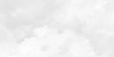 White fluffy cloudscape scenery, environment background with copy space. Cumulus clouds floating in a light sky. Pure and fresh air in dull day. Freedom of nature.