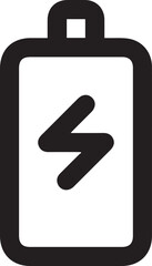 Battery icon set. battery charge level. battery Charging icon
