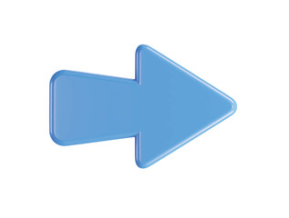 Arrow icon 3d rendering illustration vector