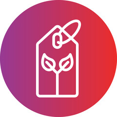 Eco Tag Icon Style