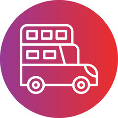 Double Decker Icon Style