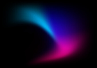 Fluid blurred gradient technology colorful abstract design background with blue pink purple gradient color