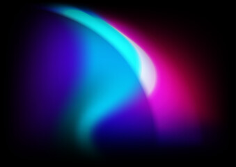 Abstract blue pink purple gradient aurora shapes vector technology background for design brochure, website, flyer. Blurred shapes wallpaper for poster, certificate, presentation, landing page