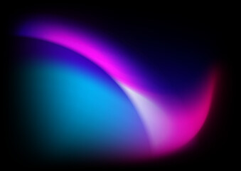 Fluid blurred gradient technology colorful abstract design background with blue pink purple gradient color