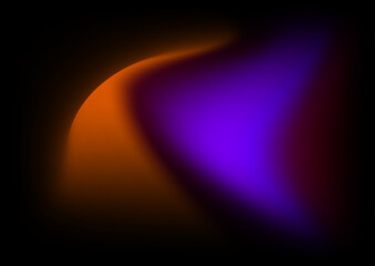 Colorful vector modern fresh gradient background with pink purple orange yellow gradient blurred blurry shapes
