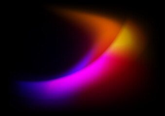 Abstract blurred background red orange purple and pink neon gradient color with wave line texture