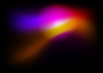 Abstract blurred background red orange purple and pink neon gradient color with wave line texture