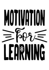 Motivation for learning