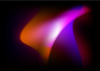 Colorful vector modern fresh gradient background with pink purple orange yellow gradient blurred blurry shapes