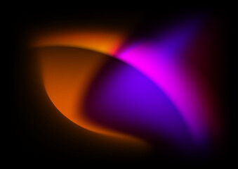 Abstract blurred background red orange purple and pink neon gradient color with wave line texture