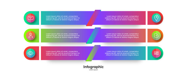 Modern infographic template design, business infographics