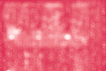 Abstract background with Magenta color bokeh. Blurred festive lights. Party concept. Copy space. Circle shape bokeh. Illuminating color 2023 Viva Magenta