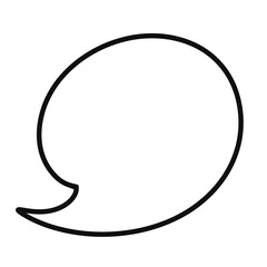 Black doodle speech bubble.