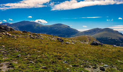 Rocky Mountain Views on the Alpine Trail Ridge, Rocky Mountain National Park, Colorado