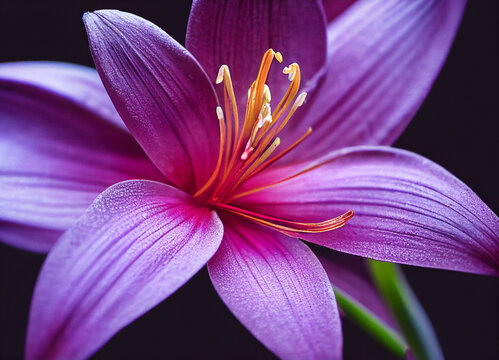 spiralclover purple lily-