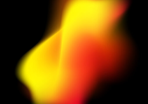 Abstract gradient background with red orange yellow fire texture in aurora shapes
