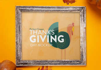 Thanksgiving Frame Mockup