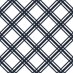 Abstract crossed lines seamless pattern, vector background with cross stripes, lined design minimalistic wallpaper or textile print.