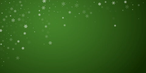 Snowfall overlay christmas background. Subtle