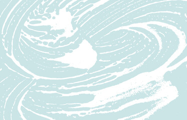 Grunge texture. Distress blue rough trace. Comely