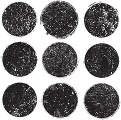 Set of Grunge Rubber Texture Stamp . Vector Illustration .