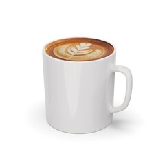 Coffee mug 3D render for mockup