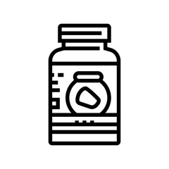 extract pomegranate line icon vector. extract pomegranate sign. isolated contour symbol black illustration