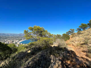 Hiking towards Alt del Governador at Parque Natural Serra Gelada