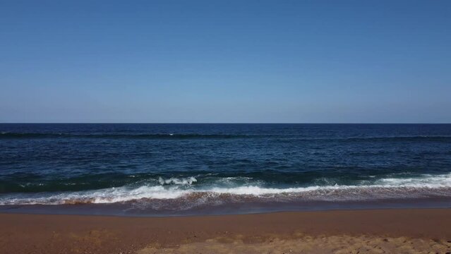Aerial view of  the Zimbali Beach in Ballito in South Africa