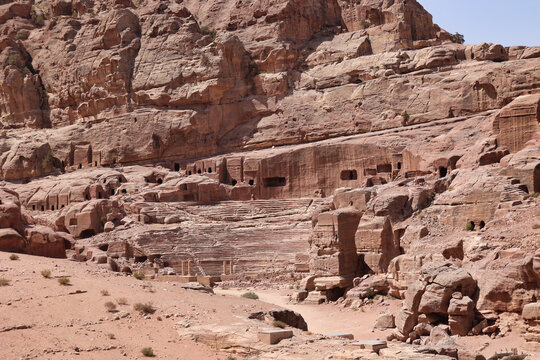 roman theatre in Petra archaeological site