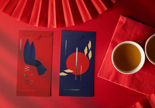 Chinese New Year Mockup