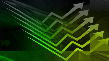 Abstract arrow and grid design background image.
