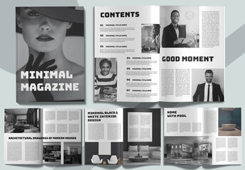 Minimal Magazine Design